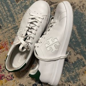 Tory Burch Women’s ‘s Double T Howell Court Sneakers.
